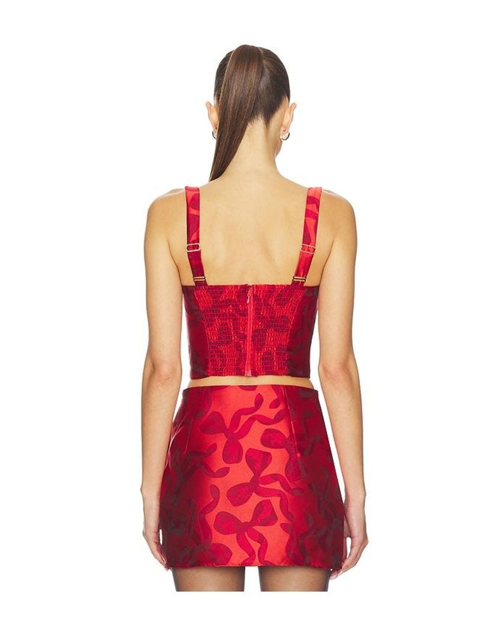 Kendra Top En Color Rojo Talla (También En Xs, S, M, Xl, Xxl) Show Me Your Mumu de color Red
