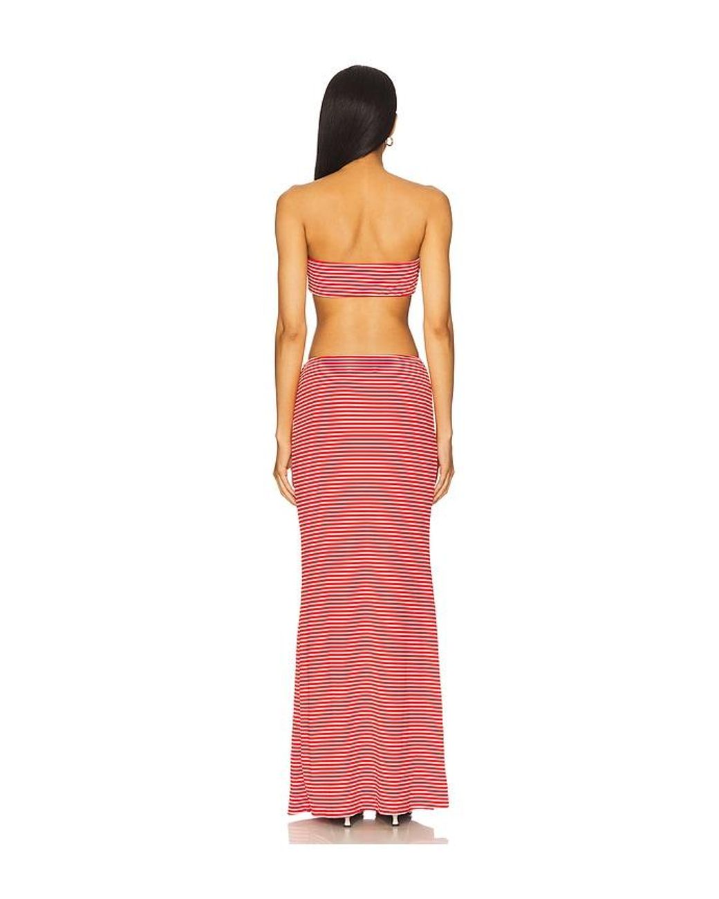 MORE TO COME Red Marcela Skirt Set