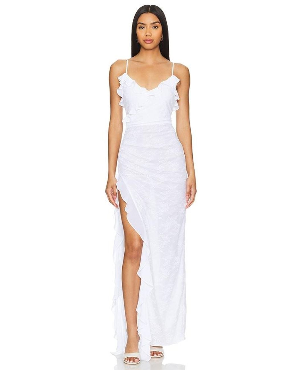 Nbd White Anila Maxi Dress