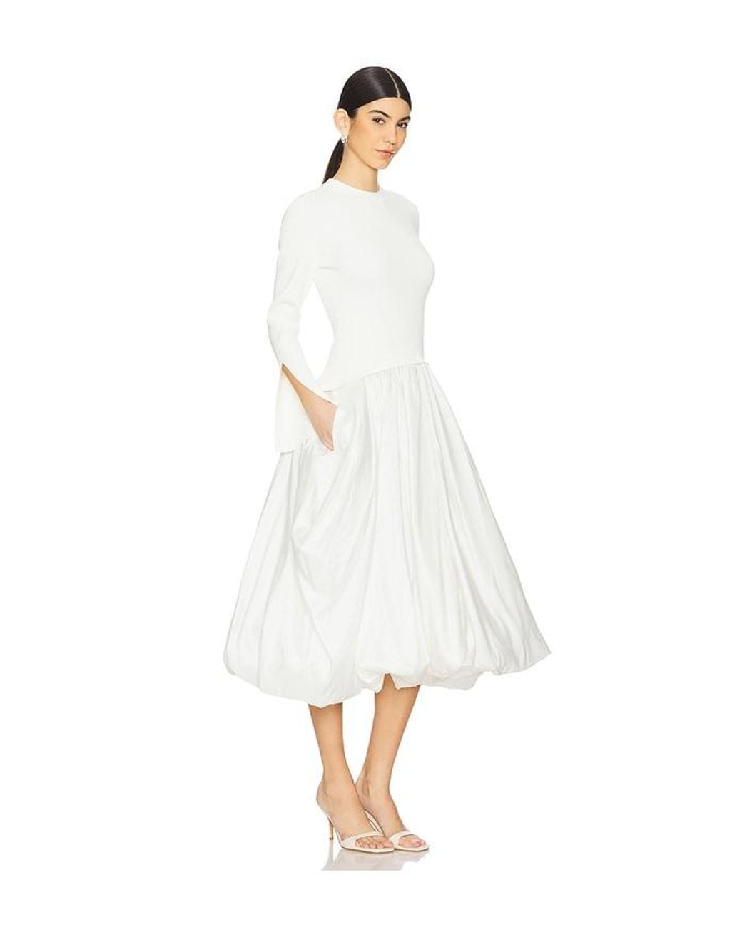 Jonathan Simkhai White Kenlie Midi Dress