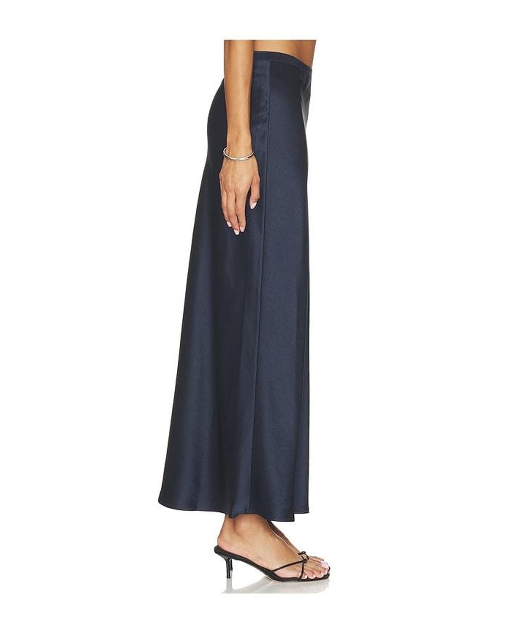 Anine Bing Blue Bar Maxi Skirt