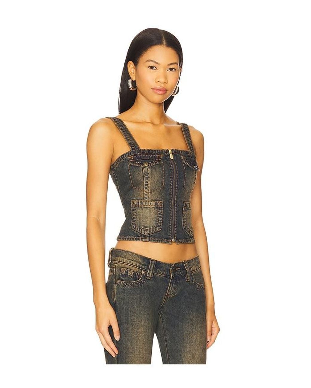 A.Brand Black Utility Top