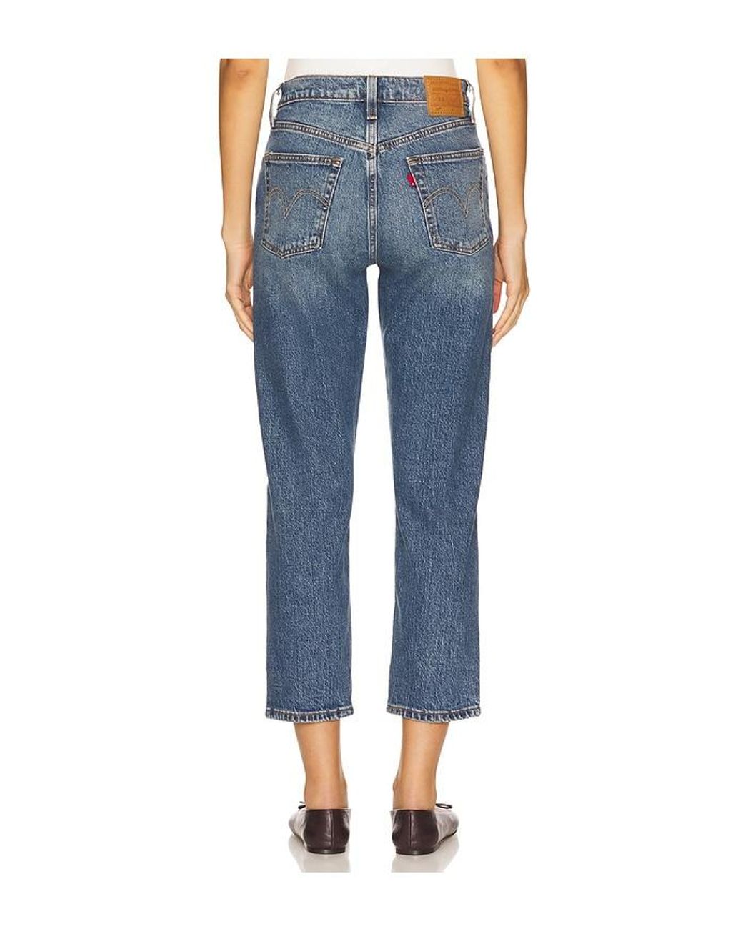 Levi's Blue 501 Crop