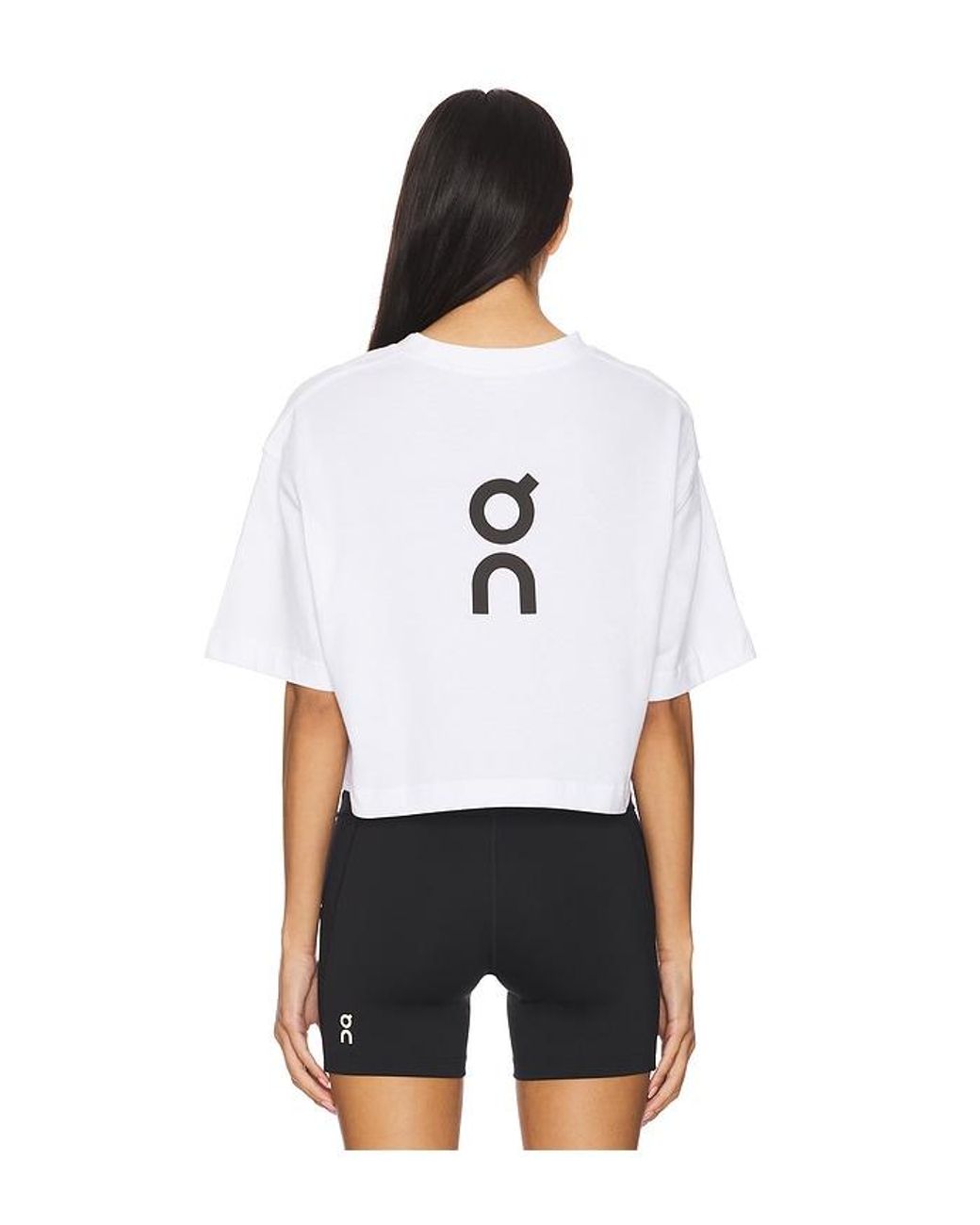 On Shoes White Club Boxy Tee