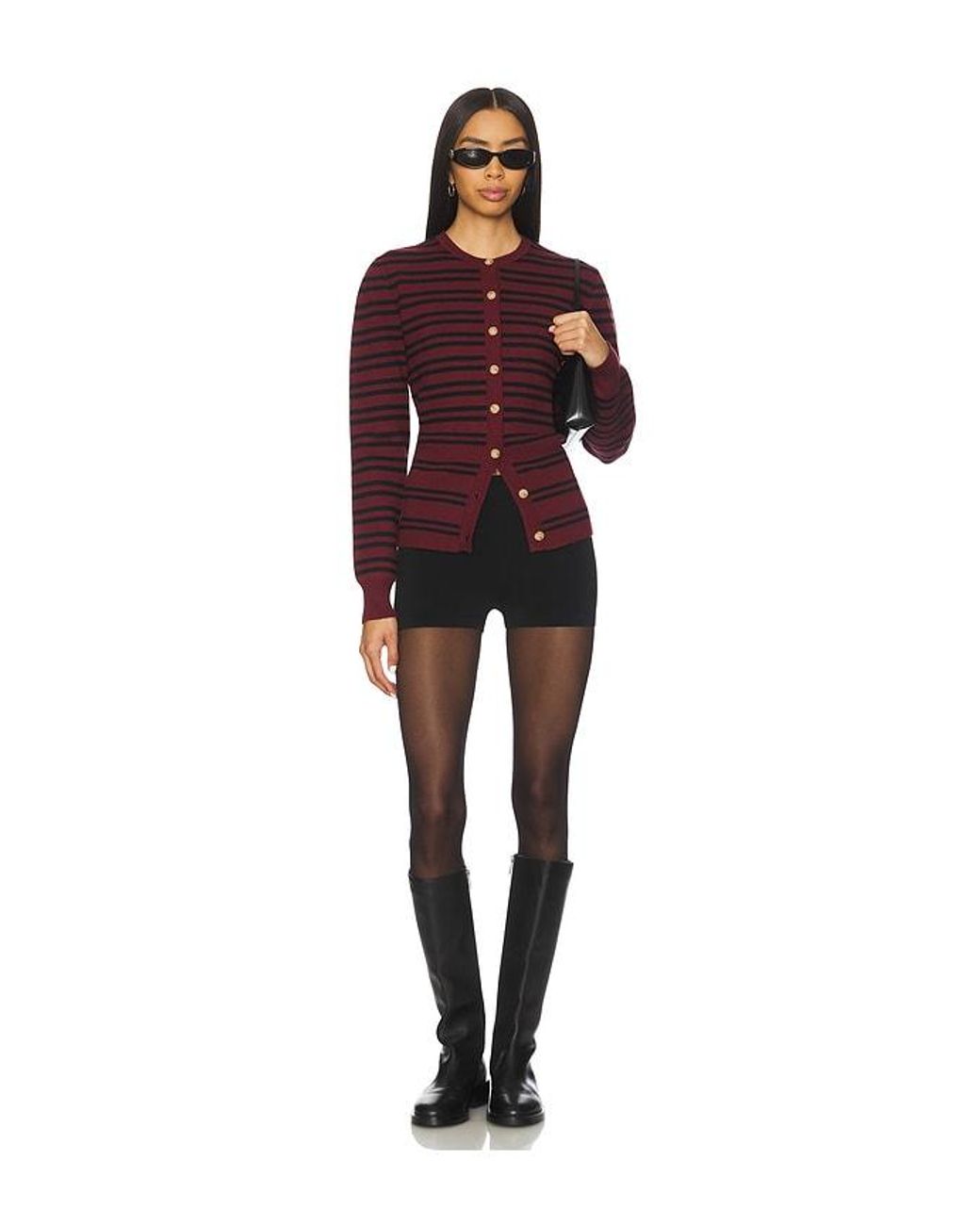 Nia Red Baxter Cardigan