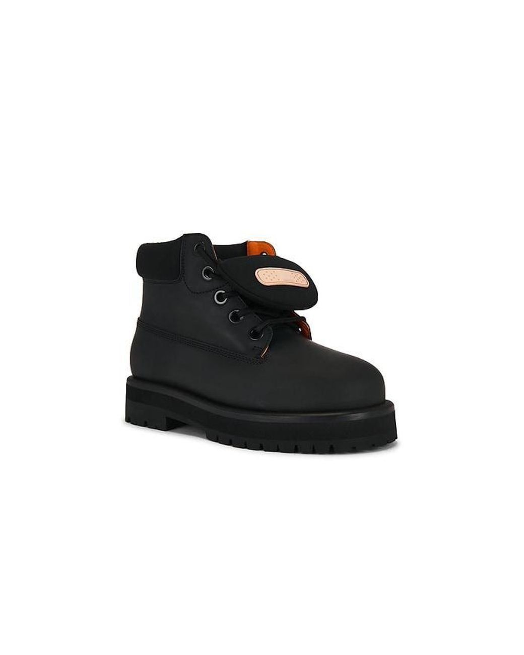 PDF by Domenico Fomichetti Black Pdf By Domenico Formichetti Strada Boot for men