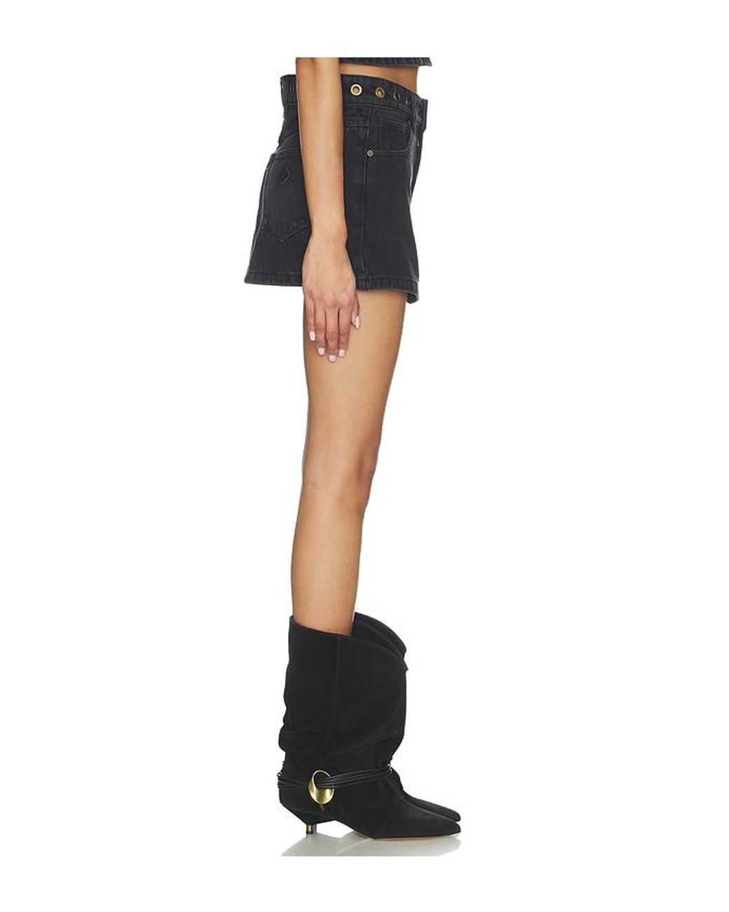 A.Brand Black 95 Aline Skirt