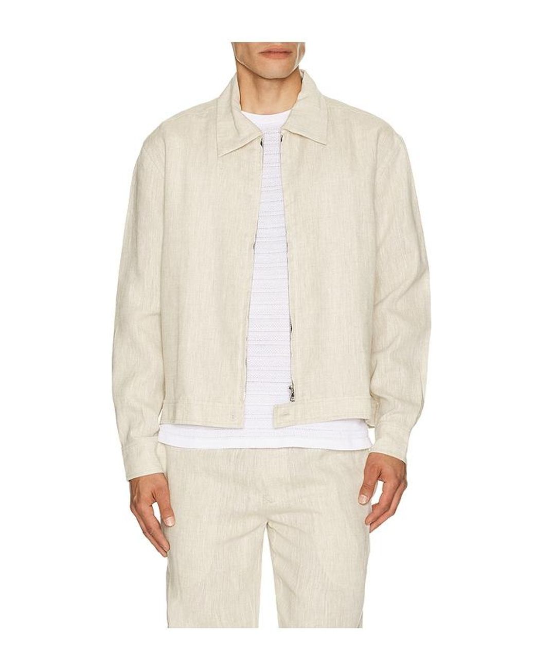 True Tribe White Casey Jacket for men