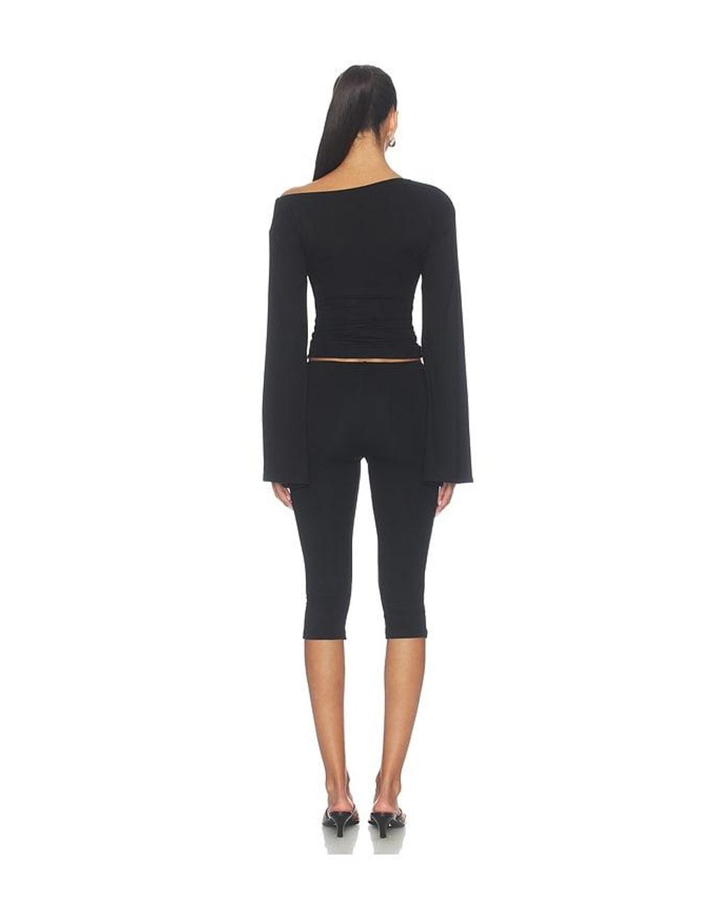 superdown Black Charlotte Capri Set