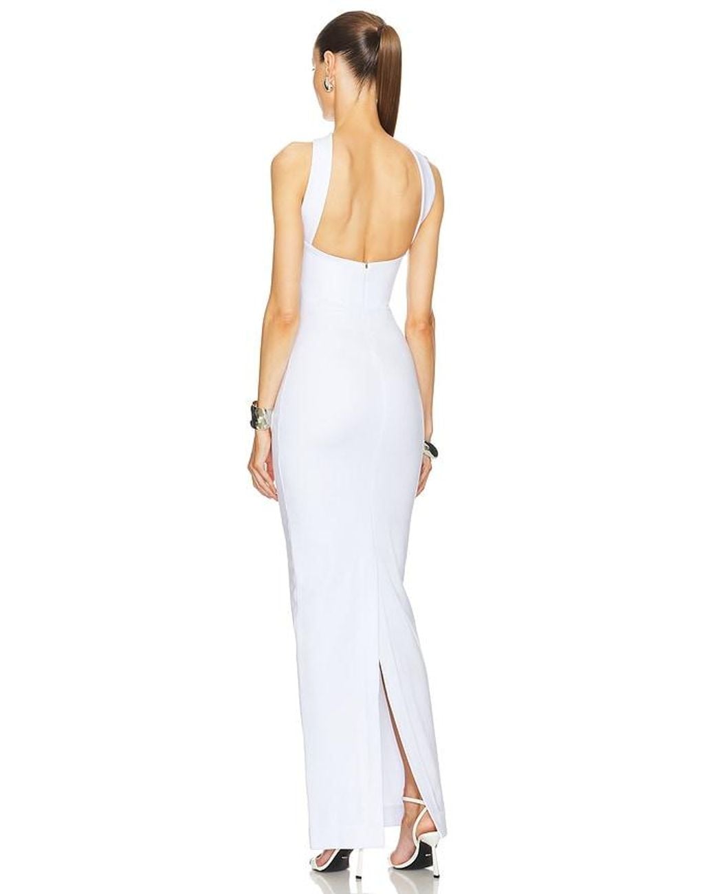 Helsa White The Stephanie Dress