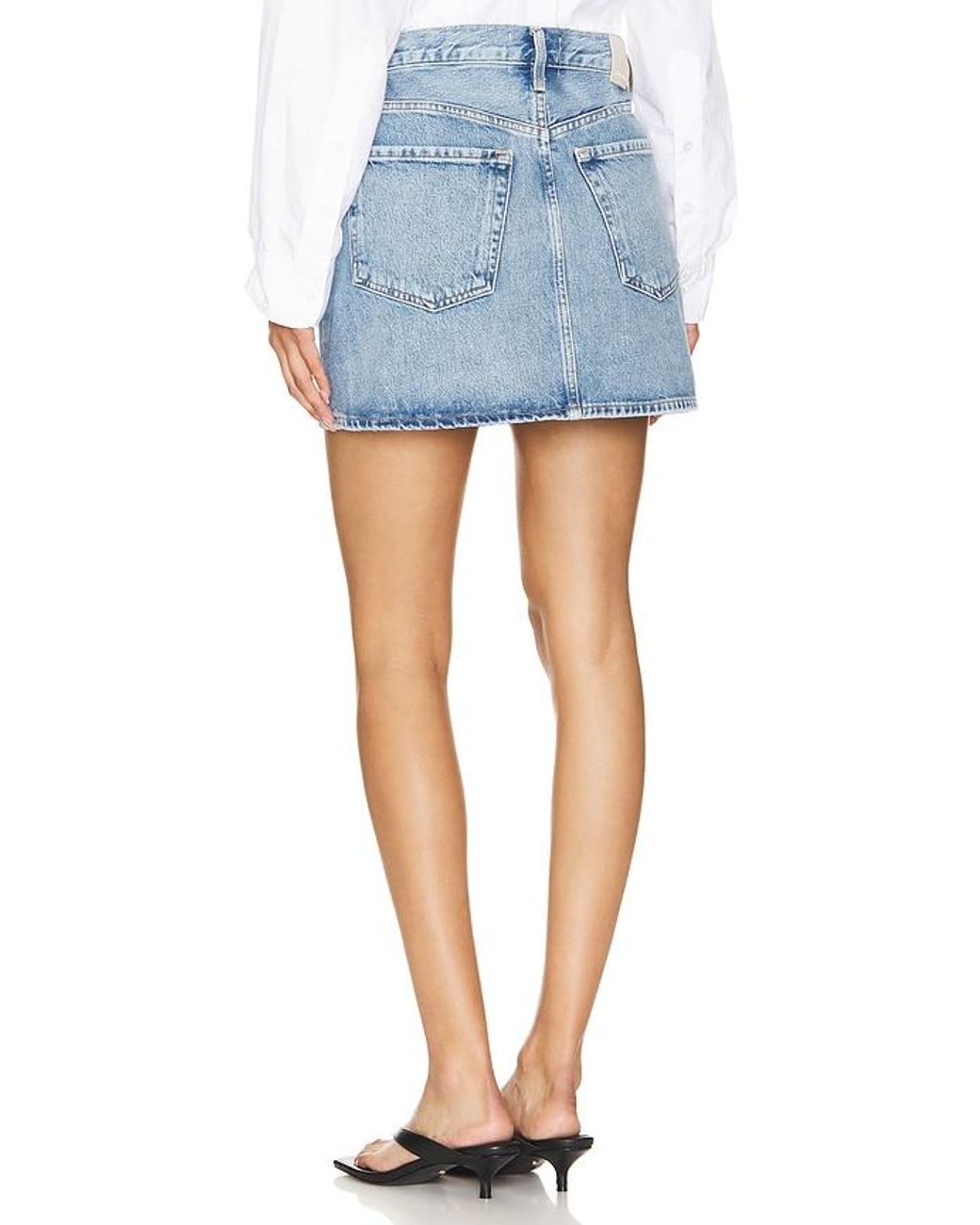 Citizens of Humanity Blue Ramona Mini Skirt