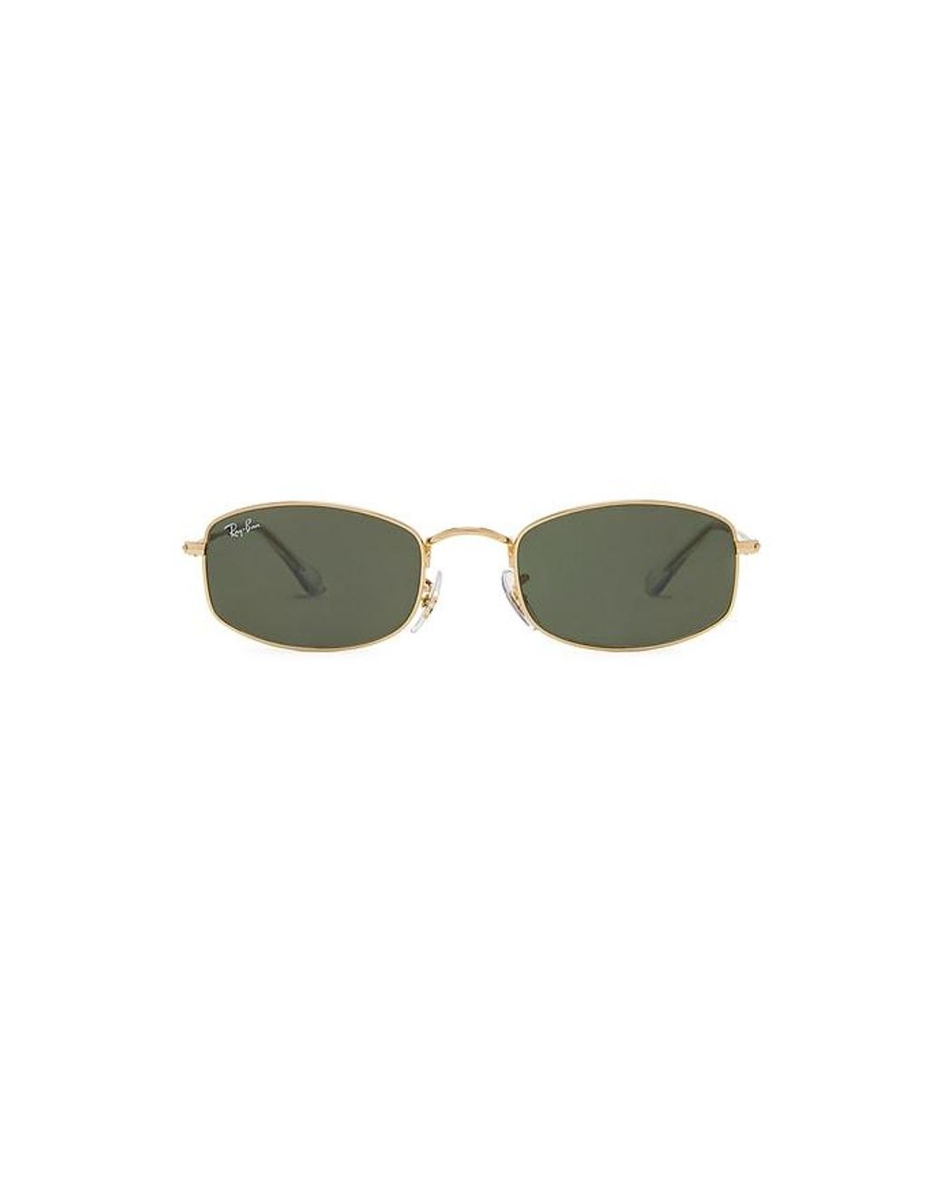 Ray-Ban Green Rectangular Sunglasses