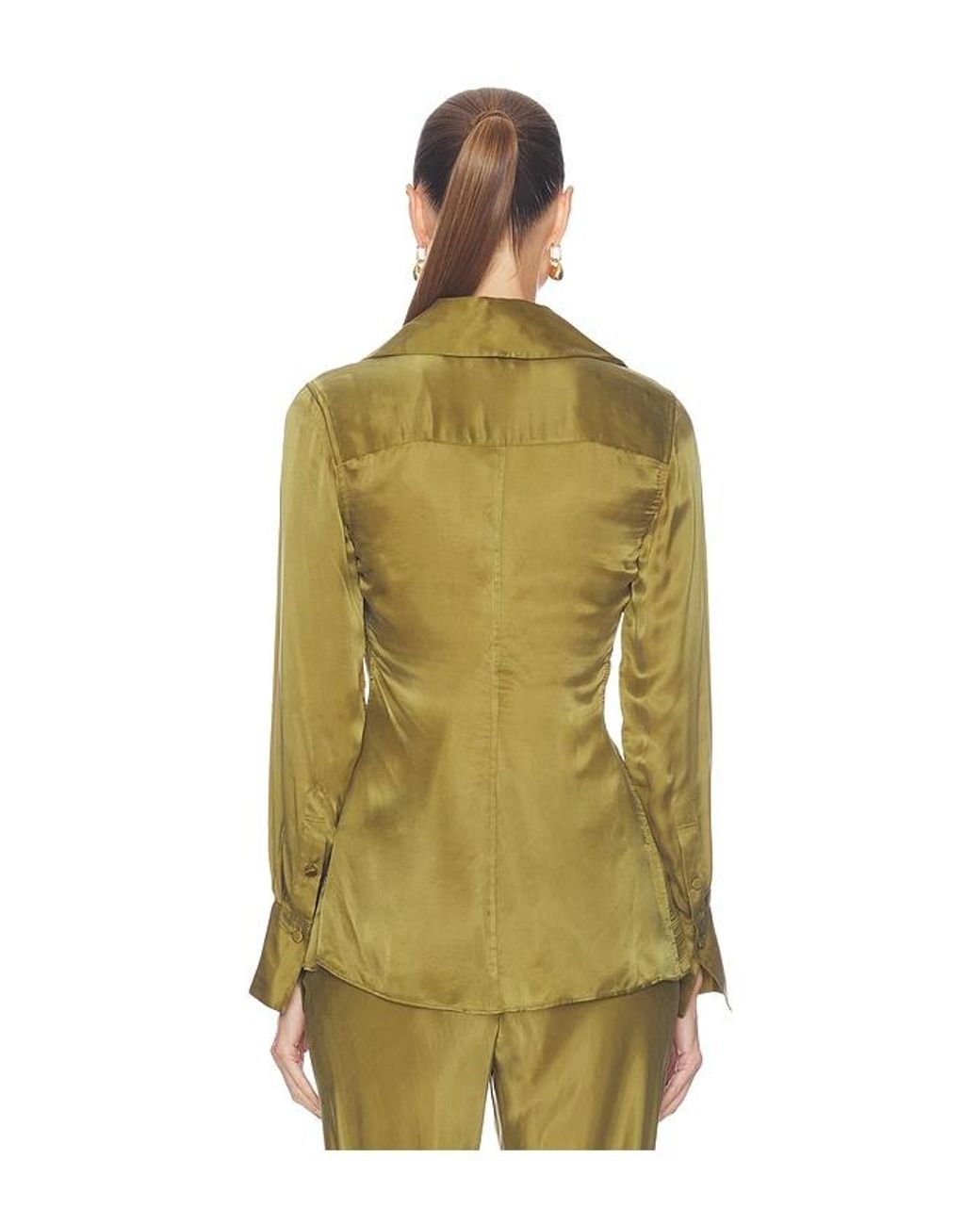 SRG Green Sid Cupro Top