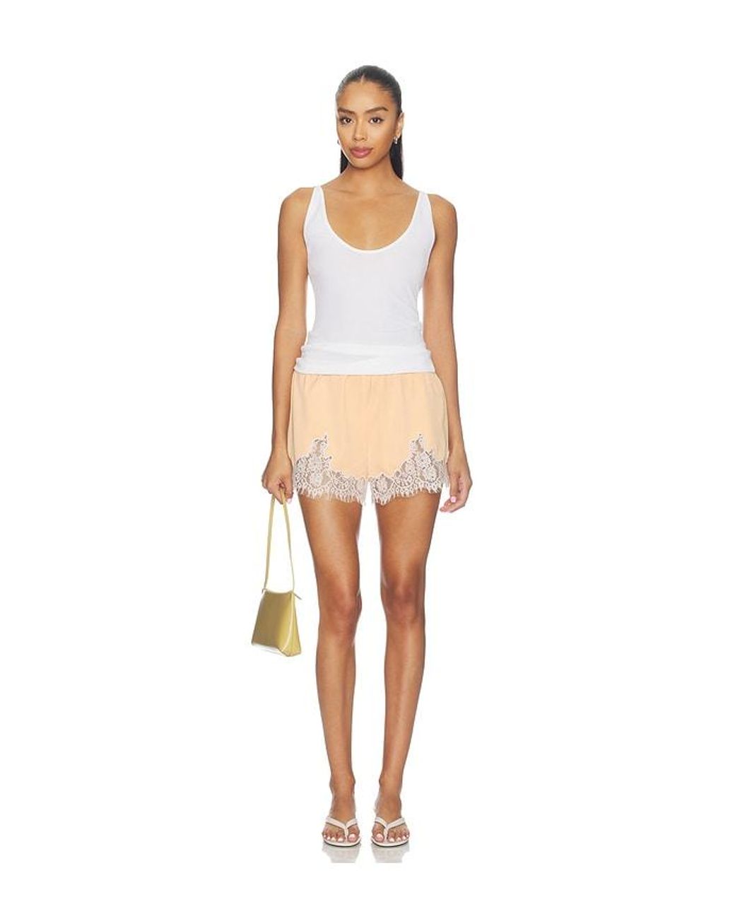 MORE TO COME White Lile Short