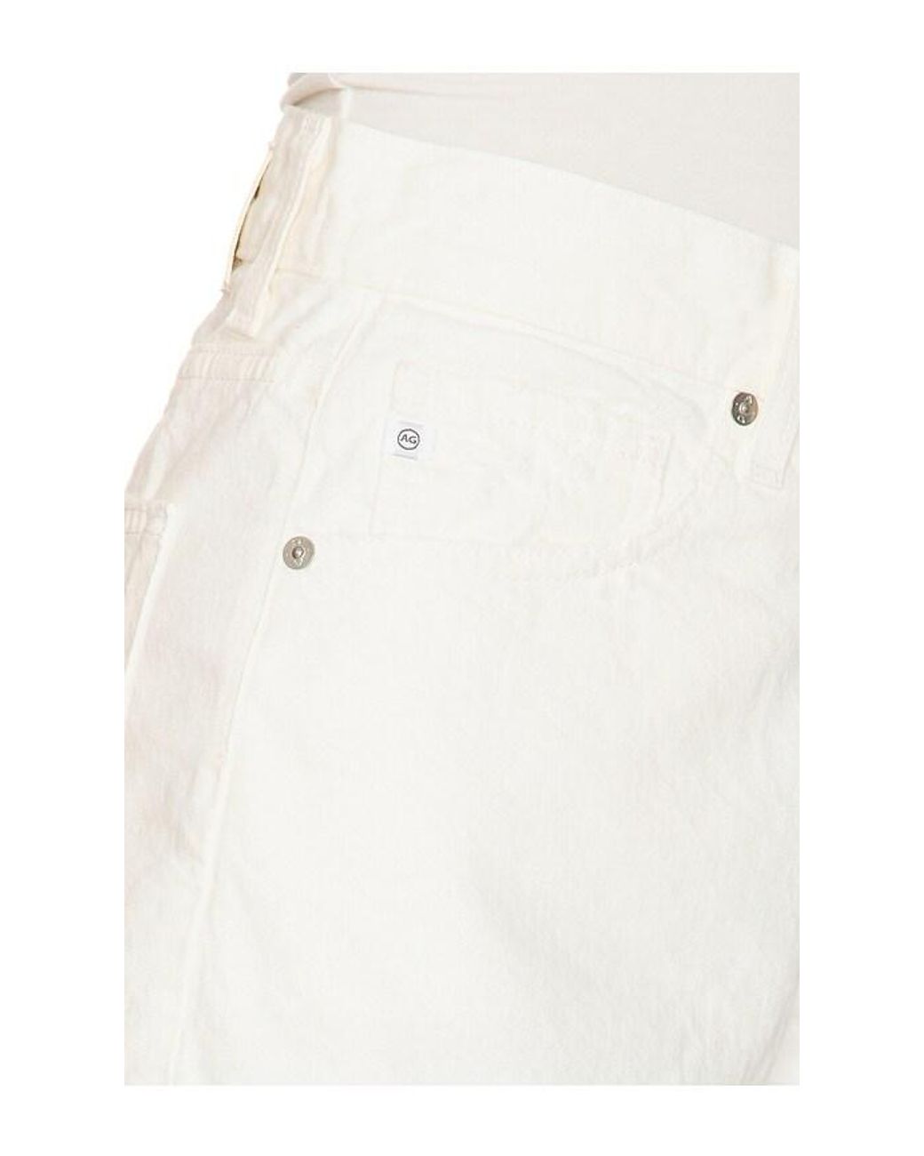 AG Jeans White Halle Short