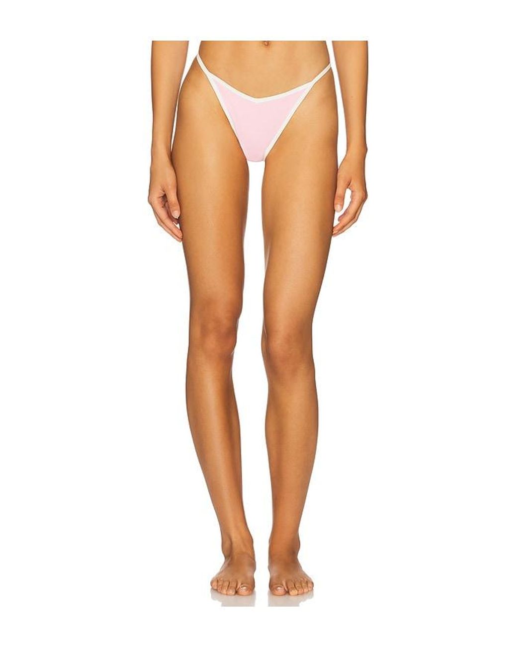 LSPACE White Pixie Bikini Bottom