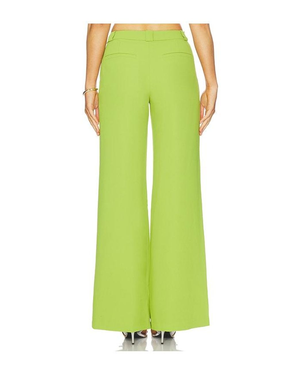 Amanda Uprichard Green Saddler Pants