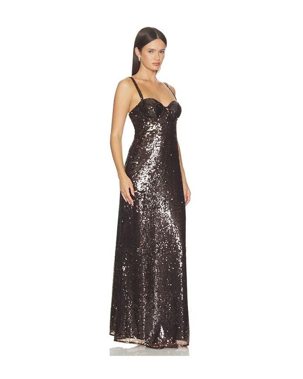 L'Agence Multicolor Sayla Maxi Dress