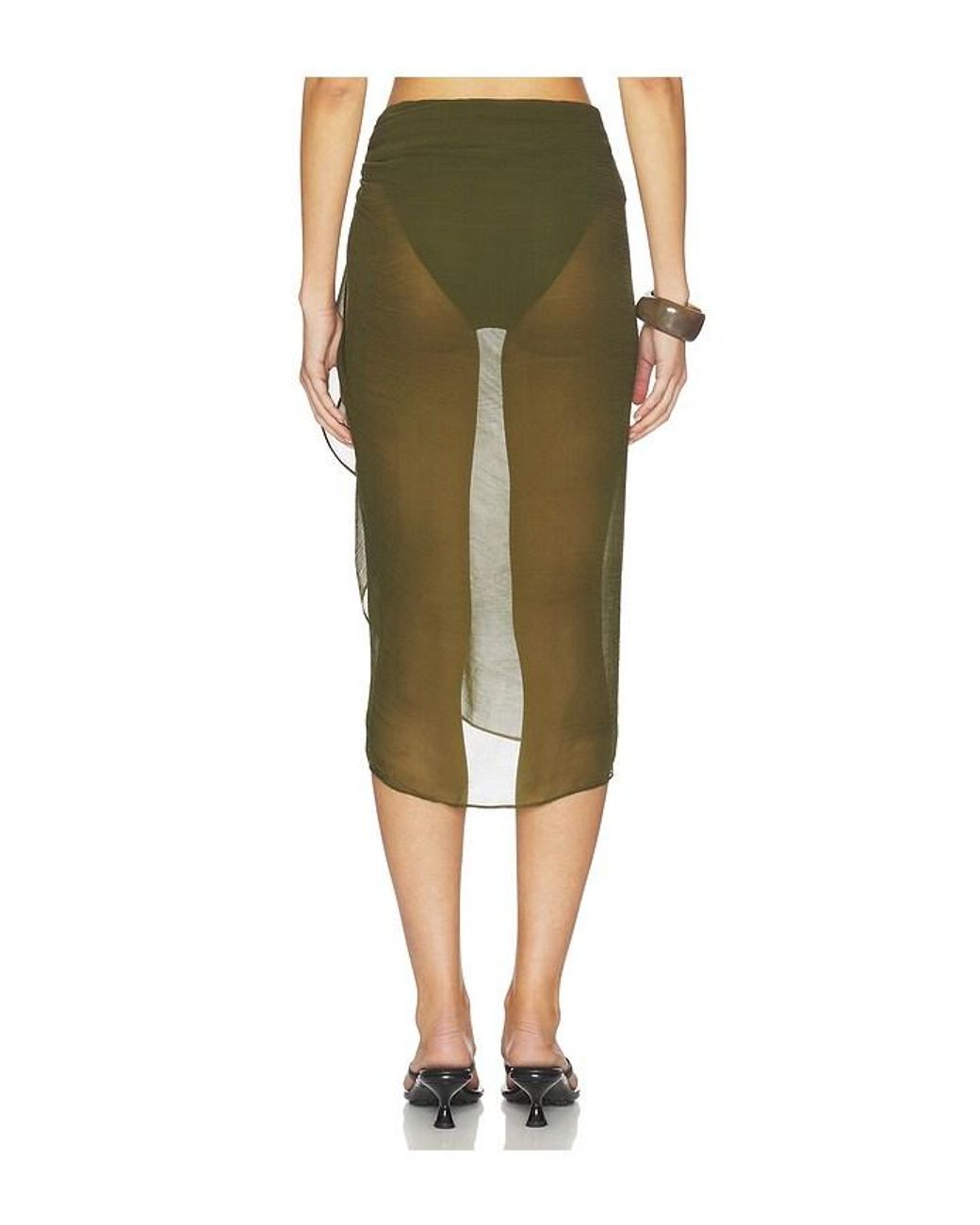 Away That Day Green Santorini Sarong