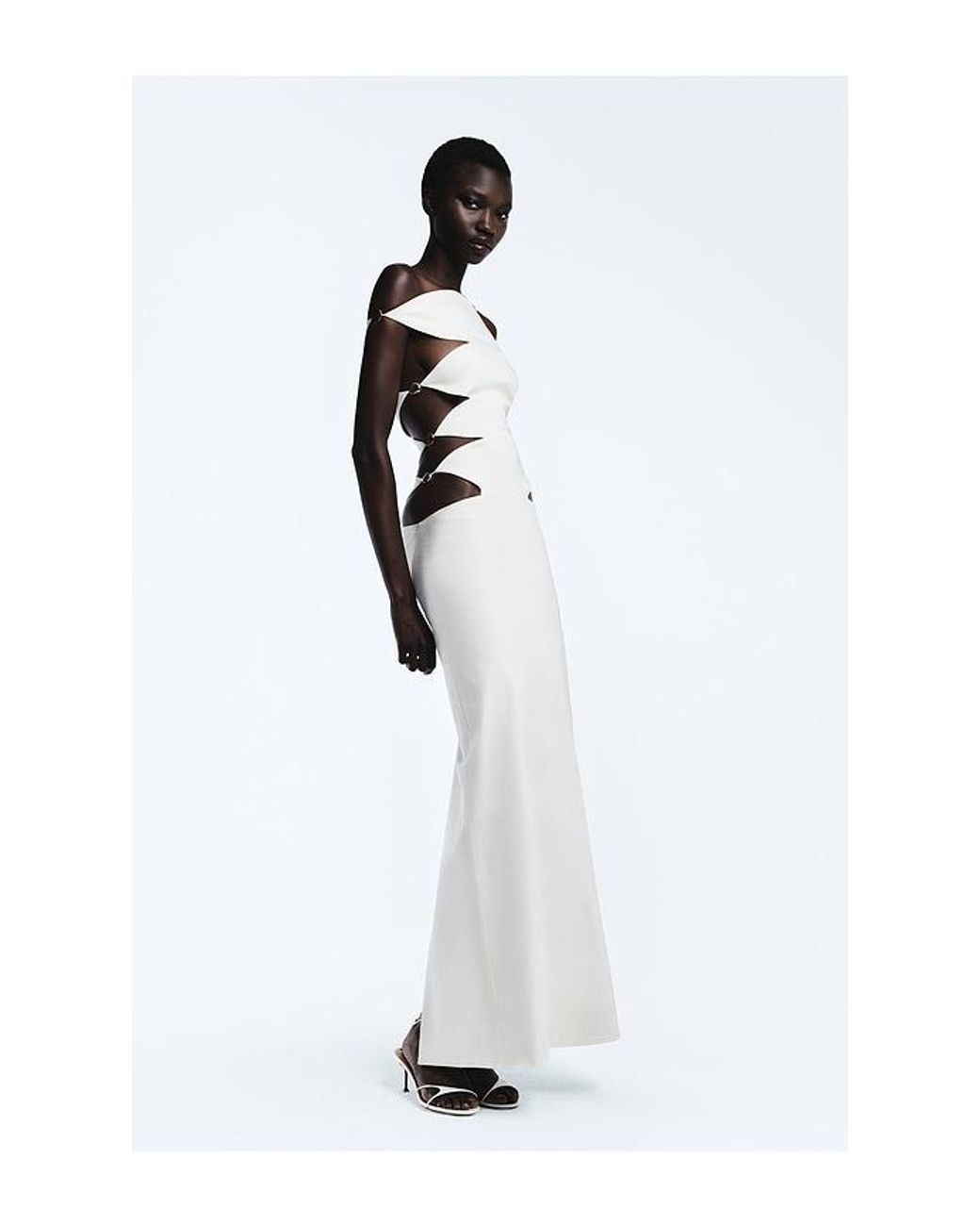 REVOLVE LOS ANGELES White Elettra Maxi Dress