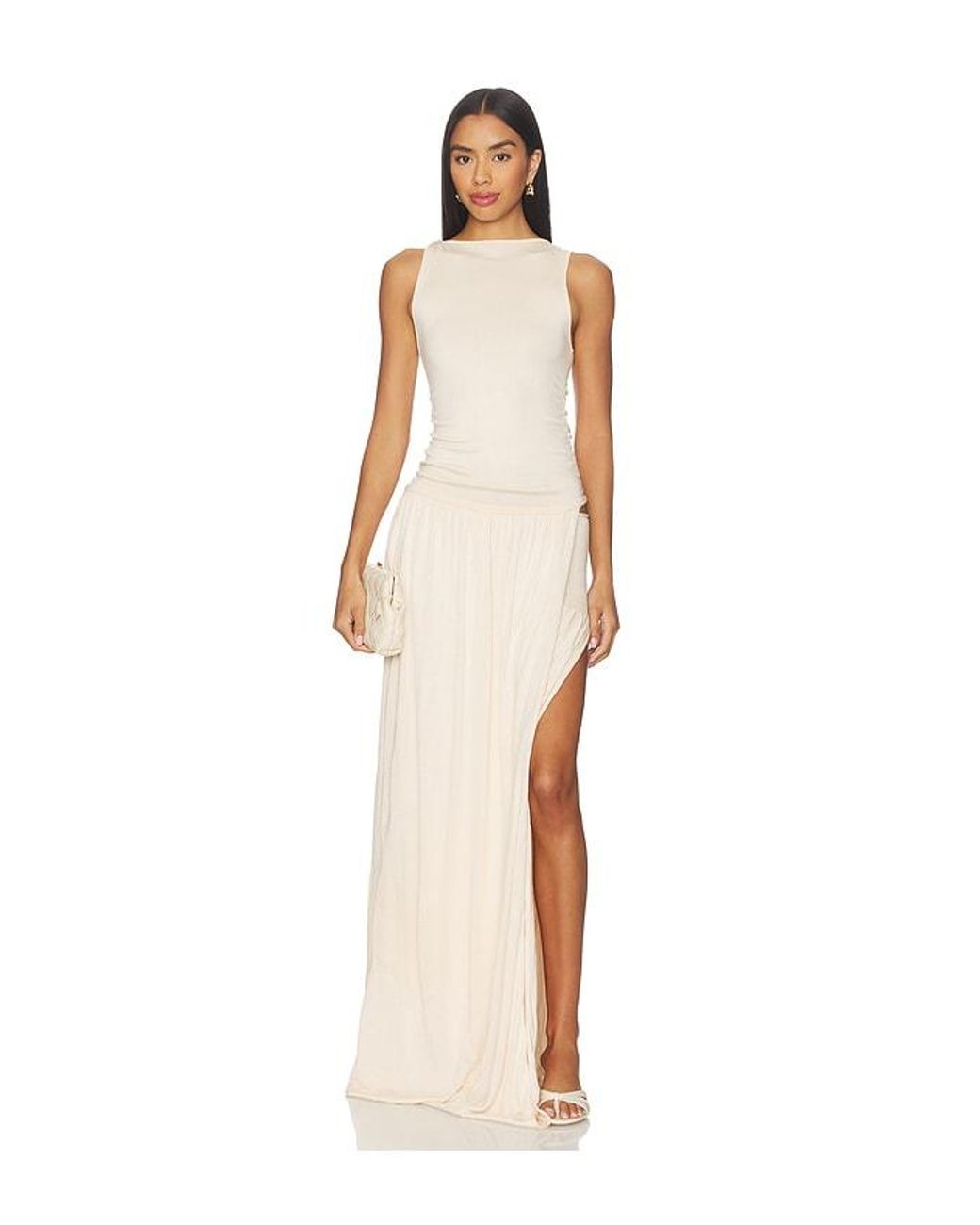 AYA MUSE White Echo Dress