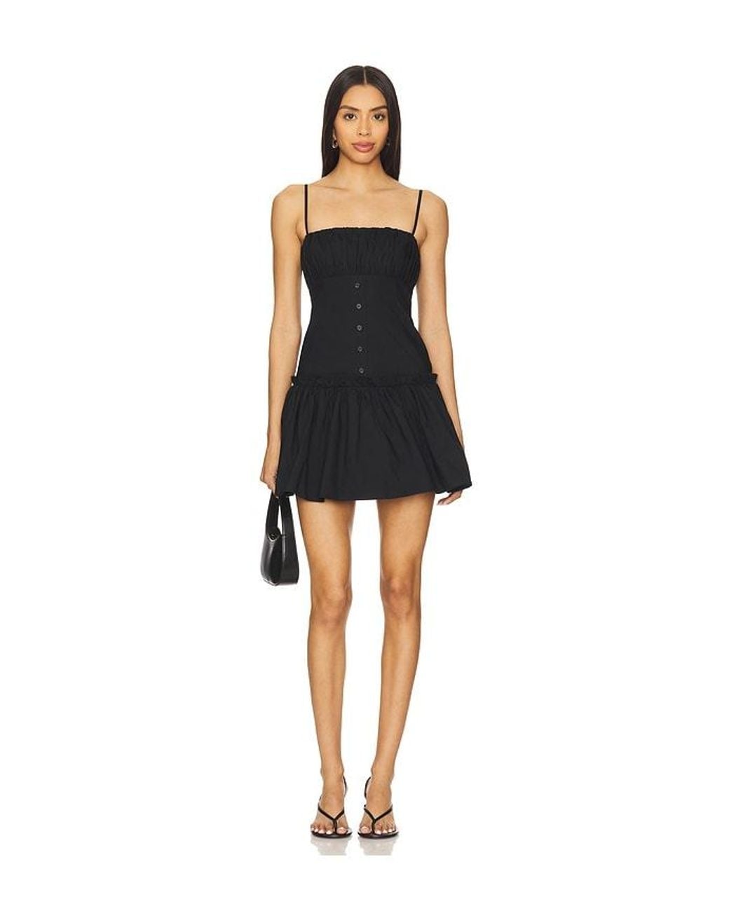 MAJORELLE Black Carly Mini Dress