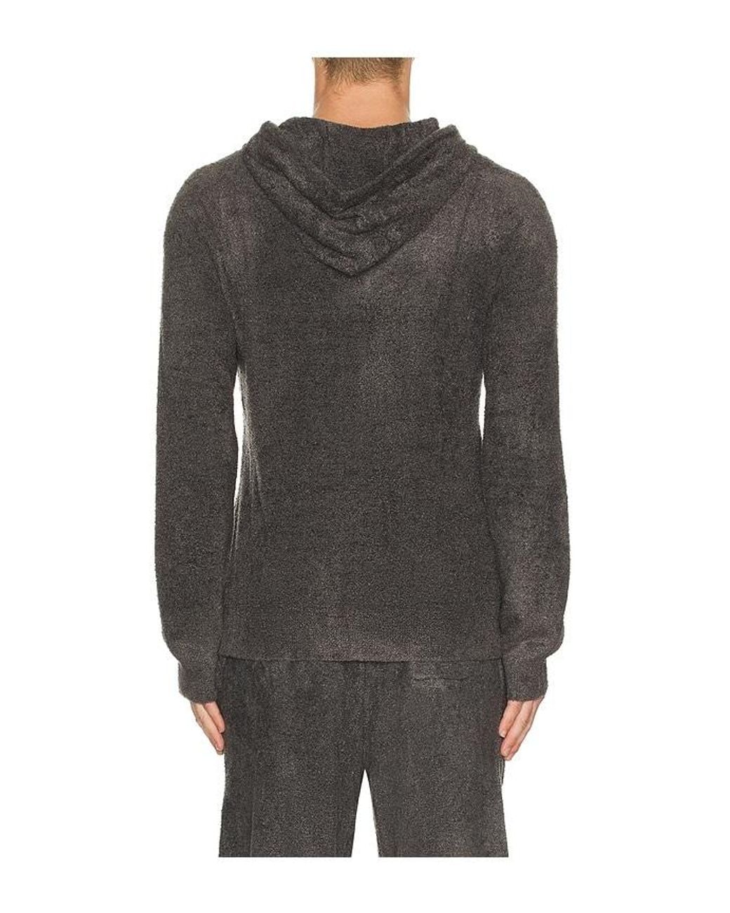 Barefoot Dreams Gray Cozychic Lite Pullover Hoodie for men