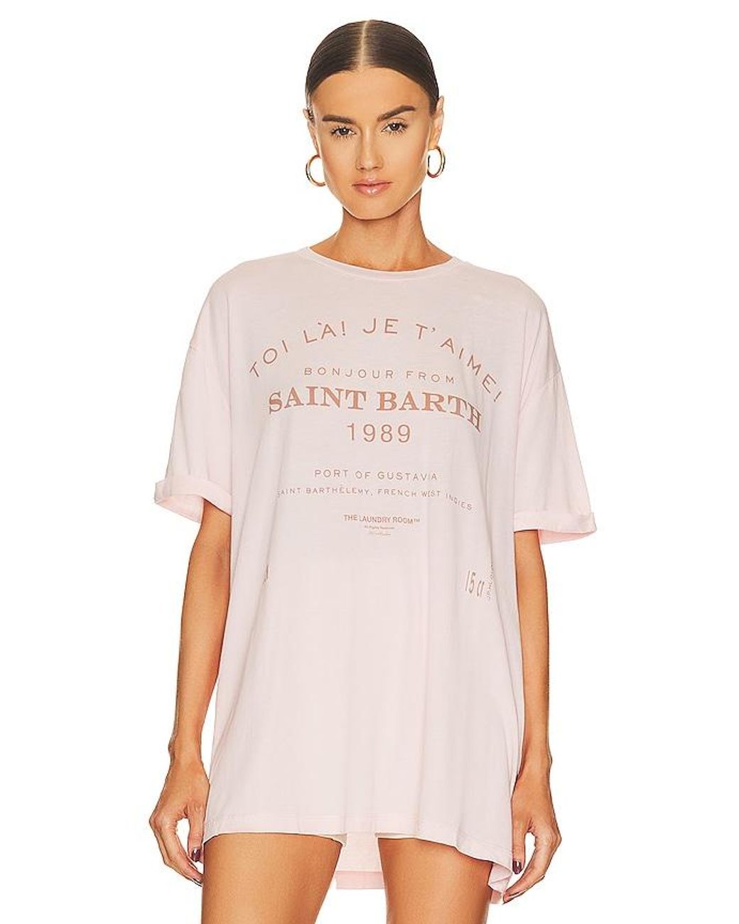 The Laundry Room White Saint Barth 89 Oversize Tee
