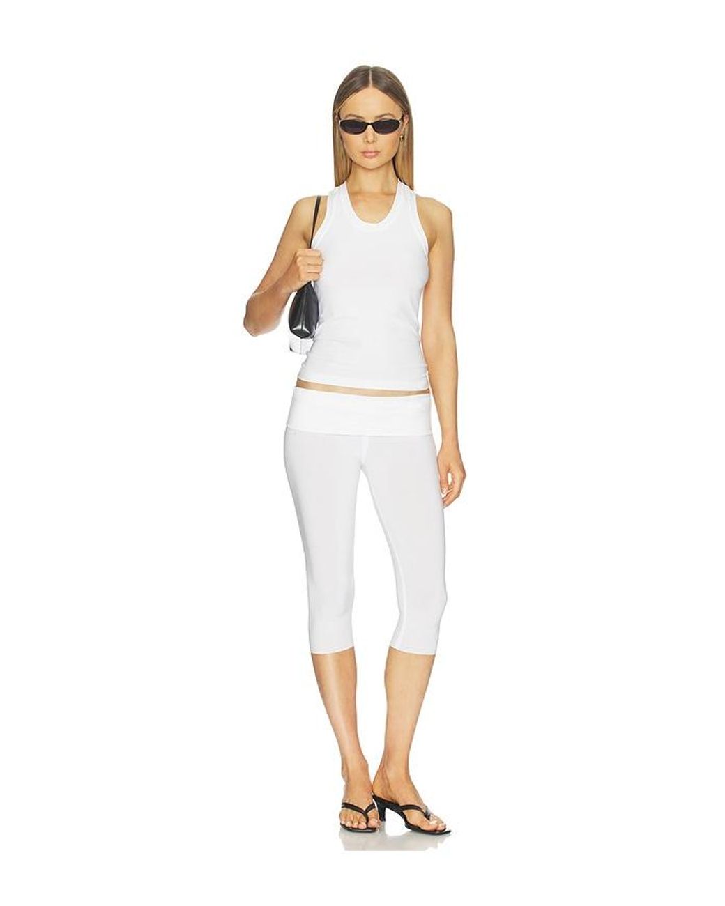 Norma Kamali White X Lifestyle Pedal Pusher