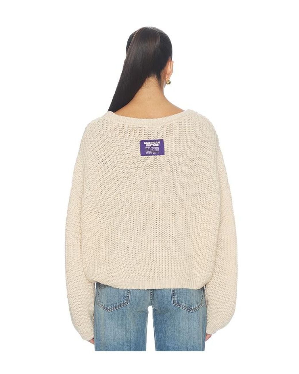 American Vintage Blue Cyrow Pullover