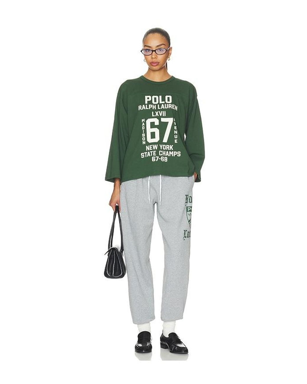 Polo Ralph Lauren Multicolor Fleece Standard Wide Leg Pants