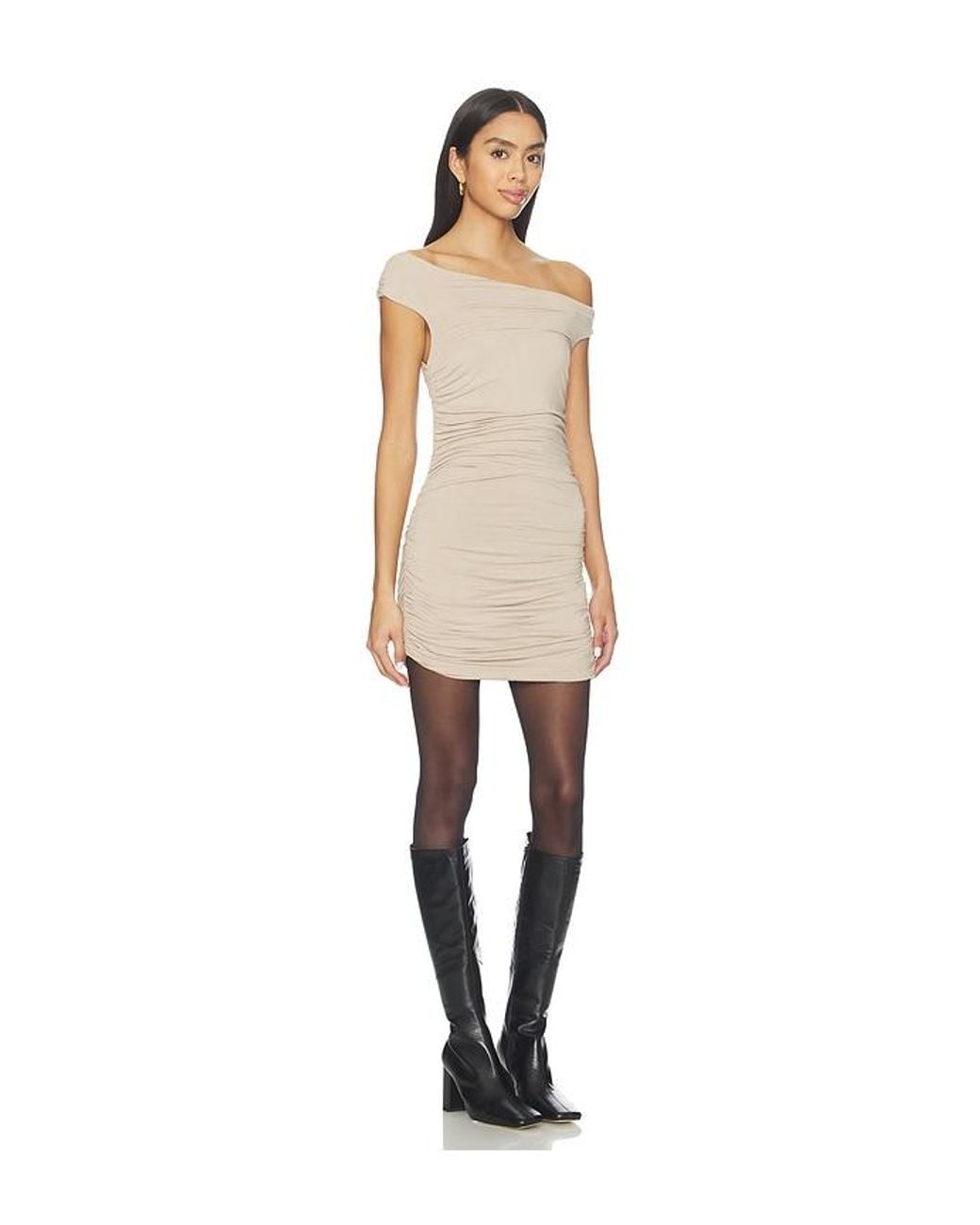Lovers + Friends Natural Rhea Mini Dress