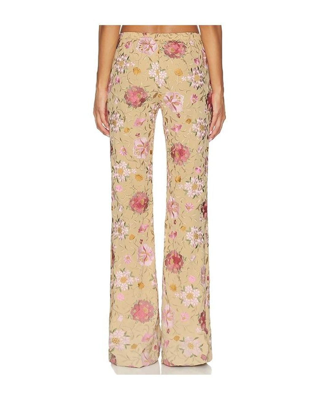 LoveShackFancy Natural Janae Pant