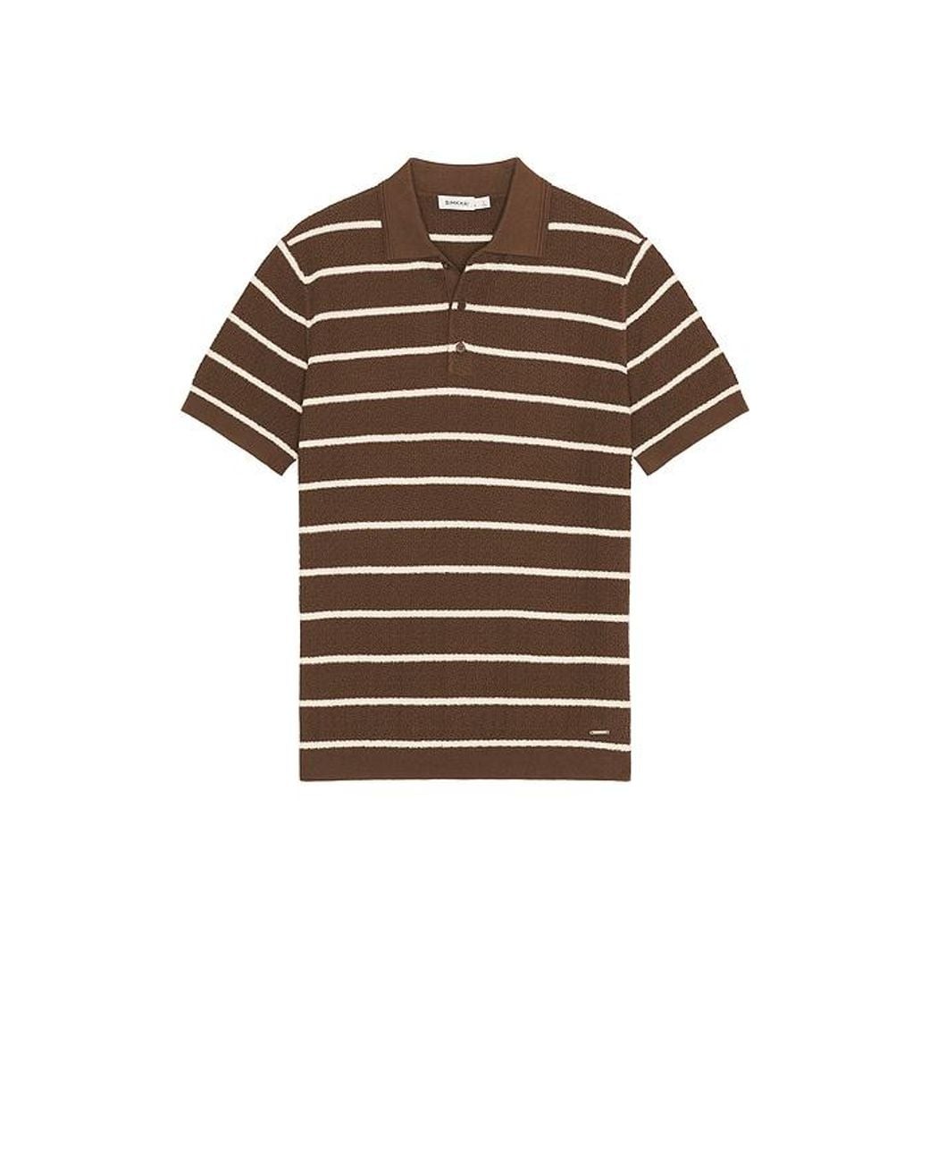 Jonathan Simkhai Black Calum Short Sleeve Polo for men