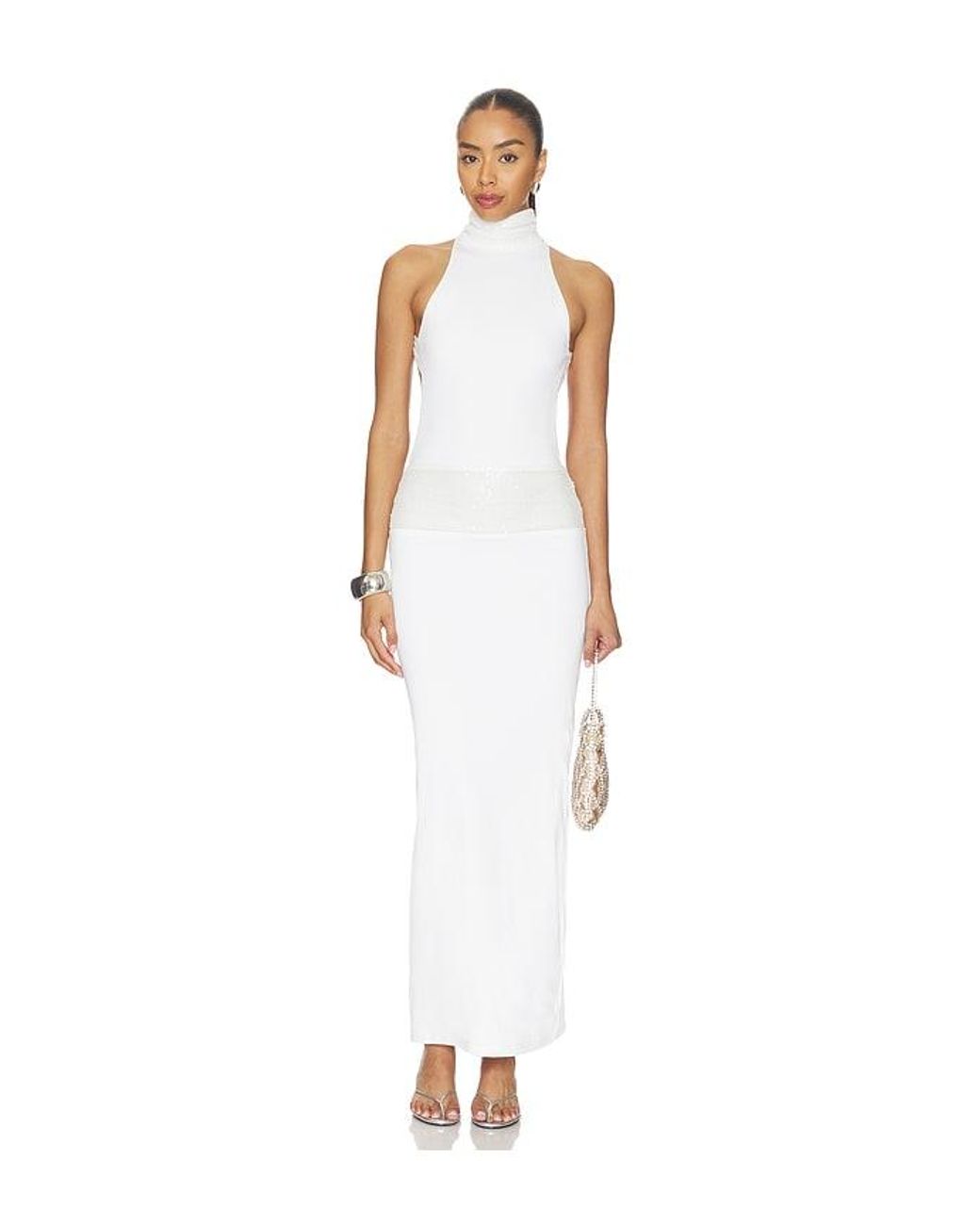 superdown White Sabriana Gown