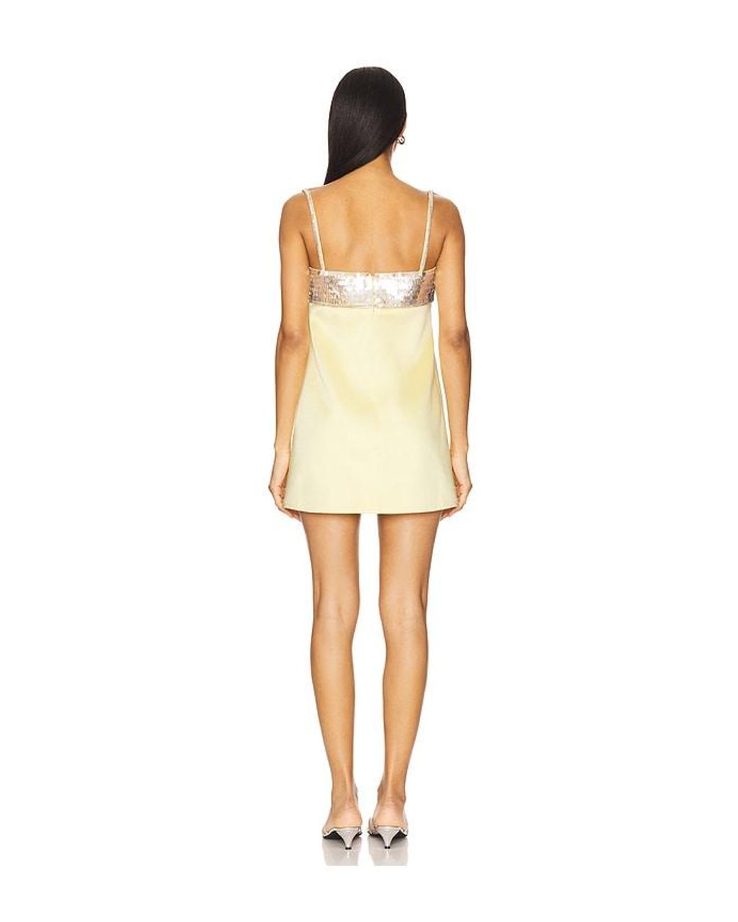 retroféte Natural Lark Embroidered Dress