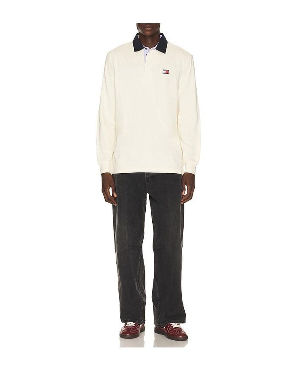 Tommy Hilfiger Black Theo Baggy Jeans for men