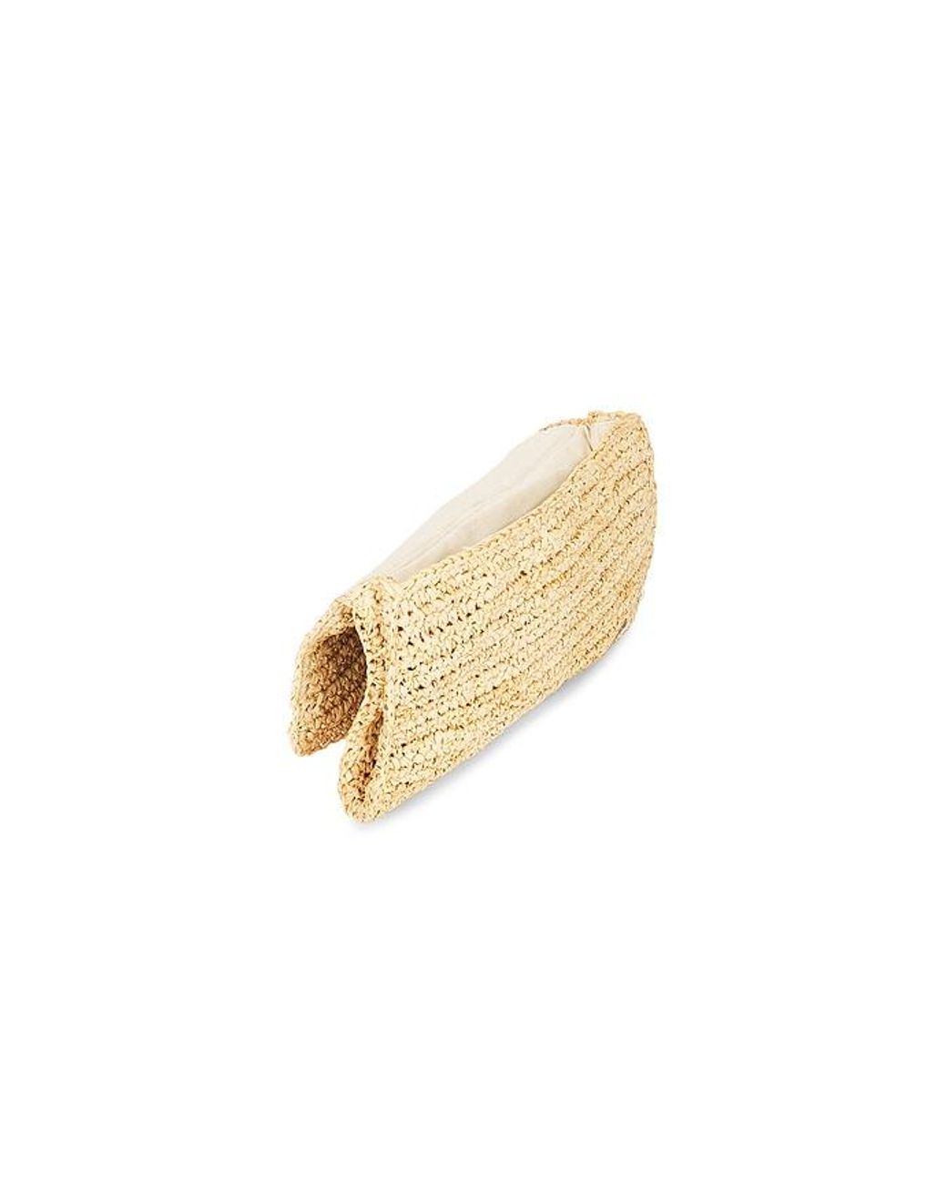 Flora Bella Natural Esplendor Crochet Raffia Clutch