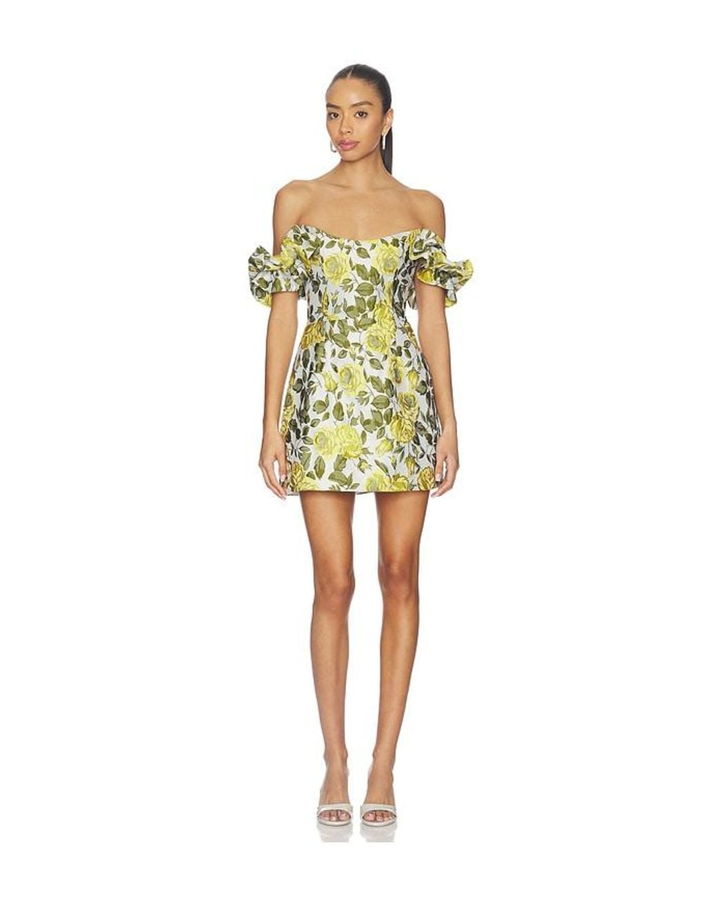 Katie May Yellow Antheia Mini Dress