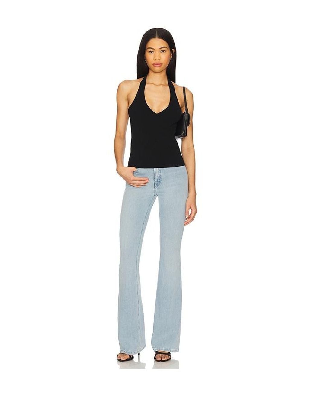 GOOD AMERICAN Blue Good Legs Flare Jeans