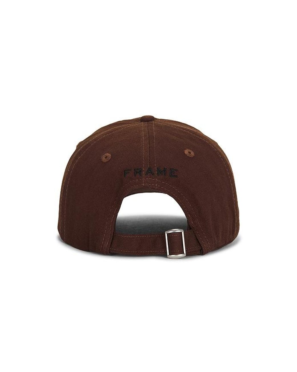 FRAME Brown The Ritz Baseball Cap