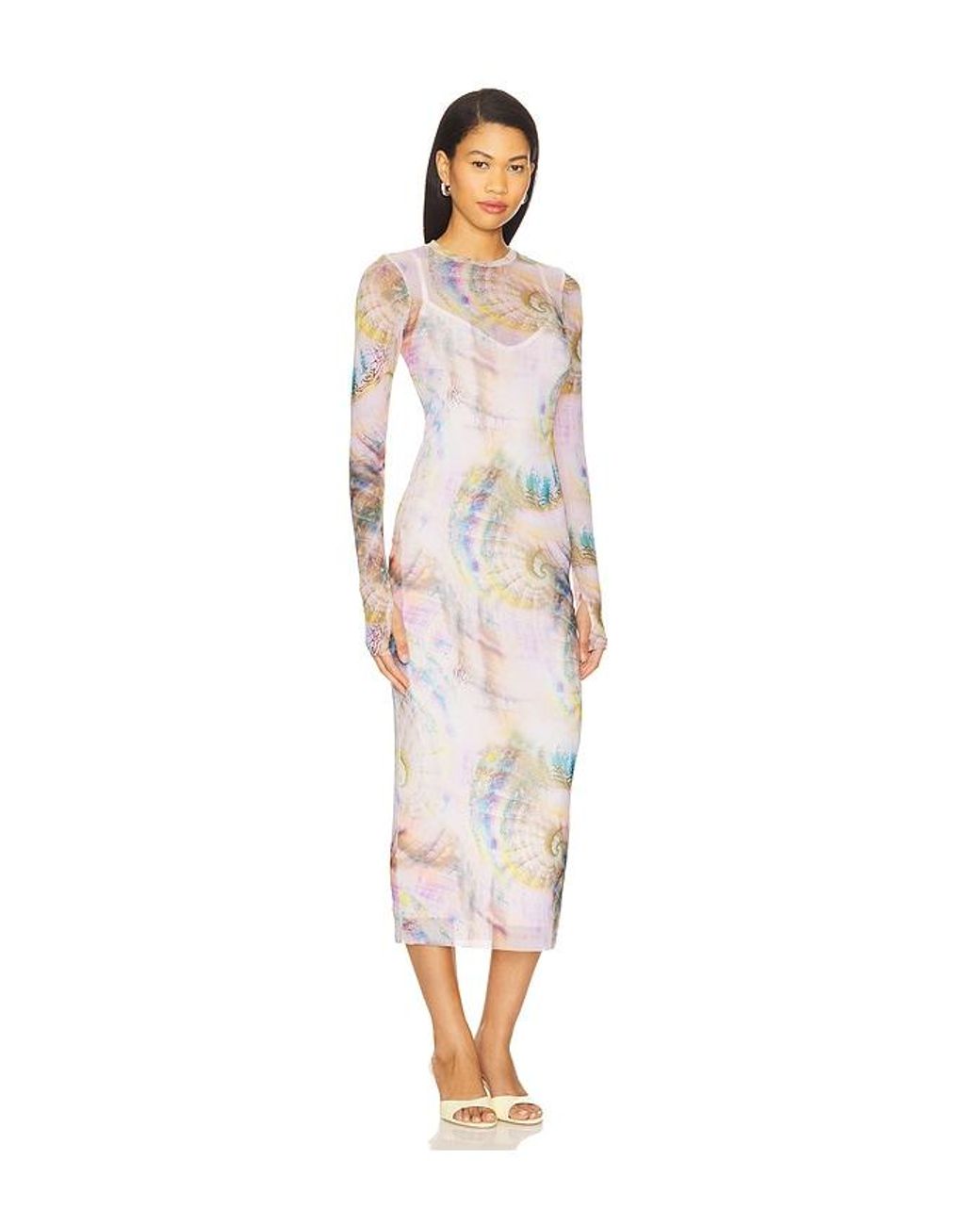AFRM White Ashland Dress