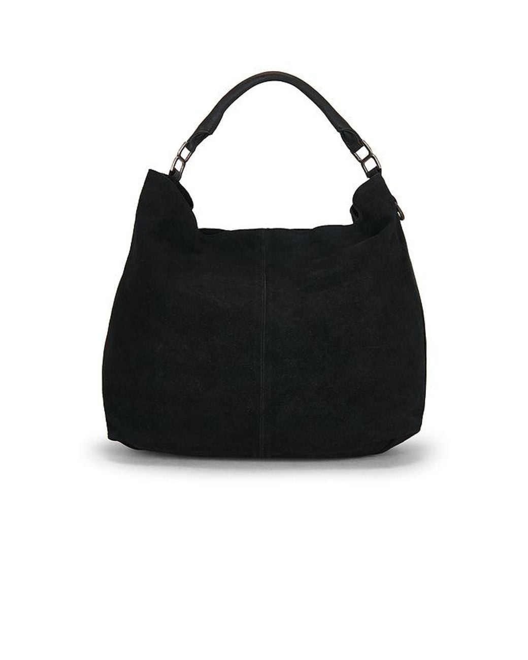 Free People Black Suzie Suede Slouch Tote