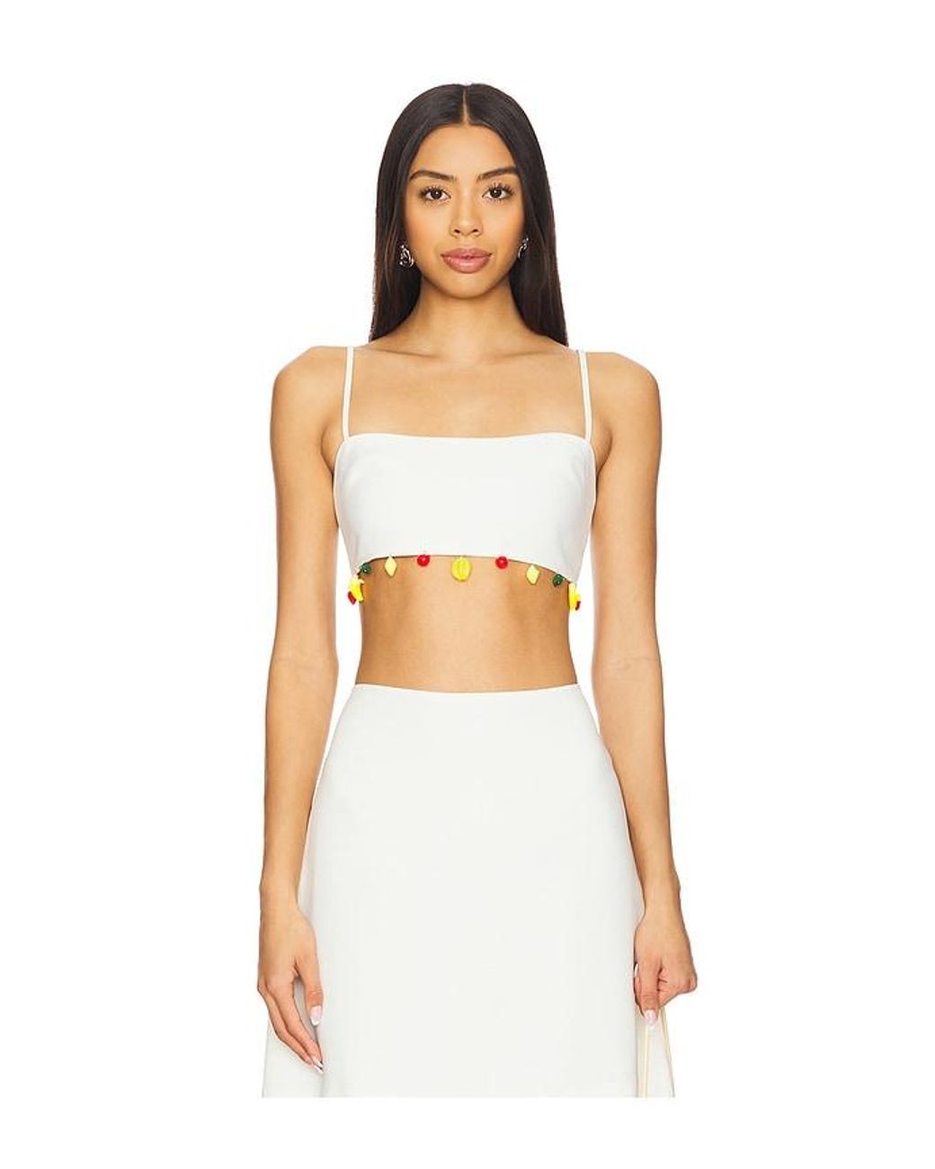Tyler McGillivary White Mira Bra Top