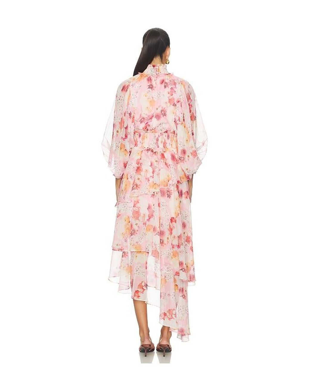 Elliatt Pink X Revolve Astrid Midi Dress