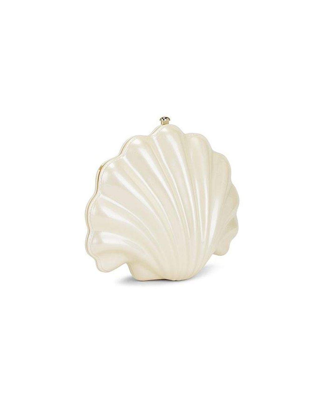 JW PEI White Shell Clutch