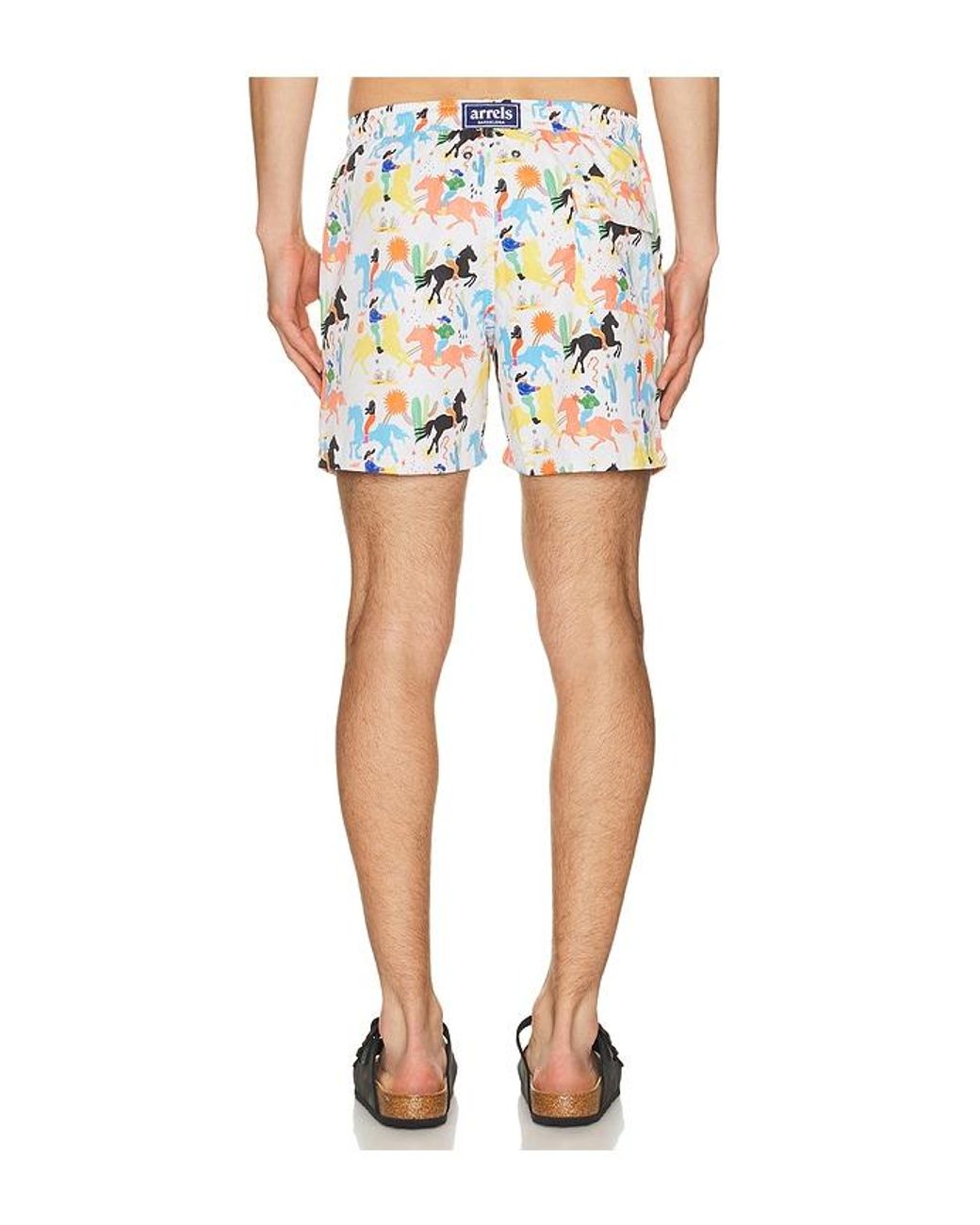 ARRELS Barcelona Multicolor Cowboy X Simmon Said Classic Swim Shorts for men