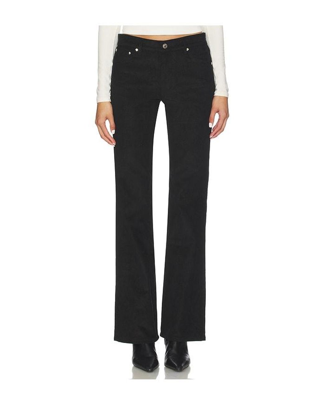 EB DENIM Black Maria Mid Rise Bootcut Pant