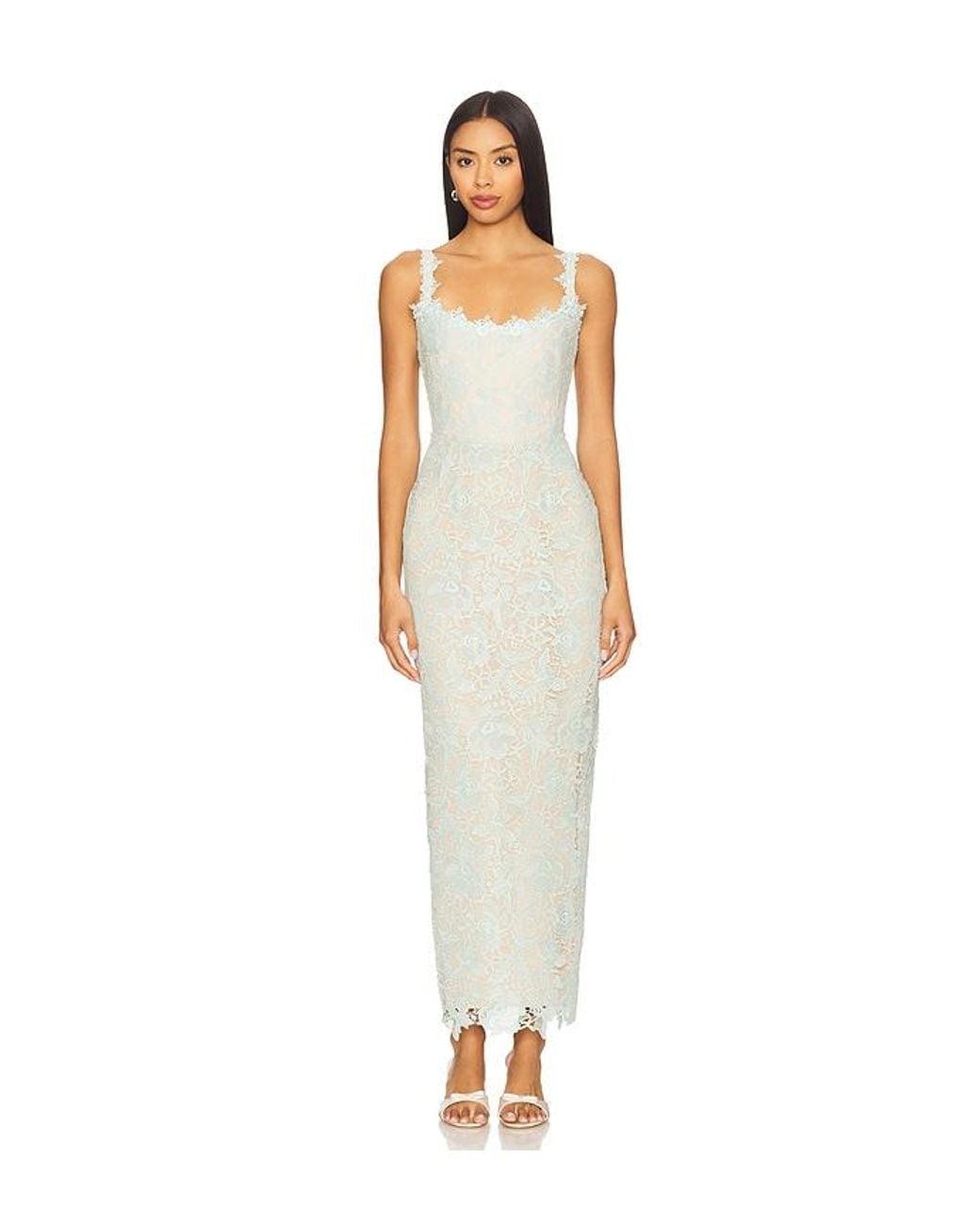 SAU LEE White Coraline Dress