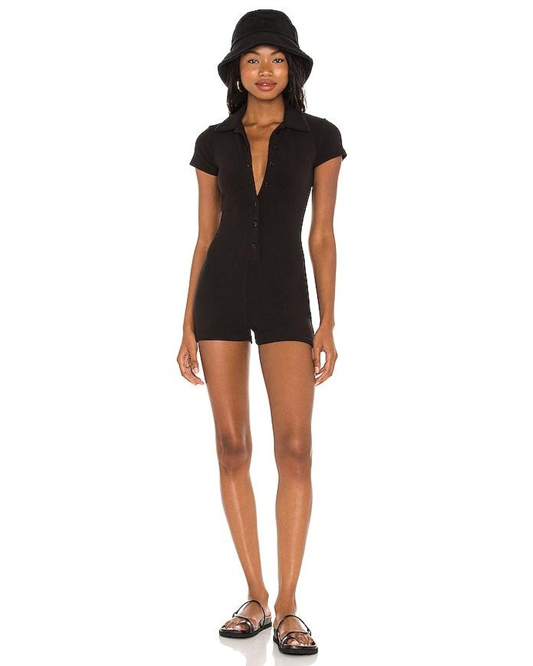 Bikinis Synthetic Rose Terry Romper 